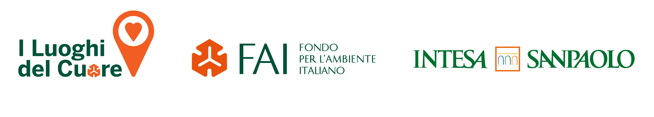 I Luoghi del Cuore · FAI Fondo per l'Ambiente Italiano · Intesa Sanpaolo